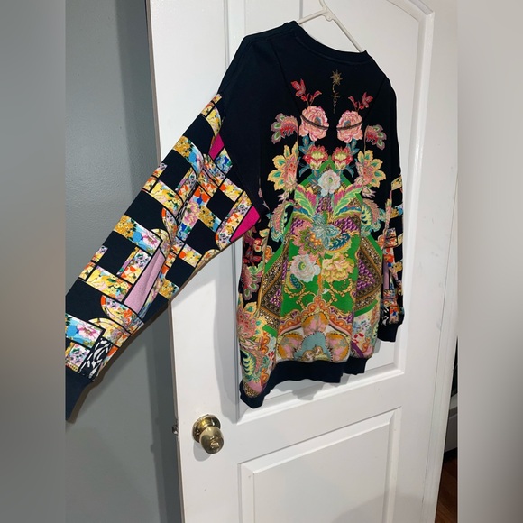 New! Camilla Multicolor Signora Milano Oversized Sweater 🖤 Small - Picture 11 of 16